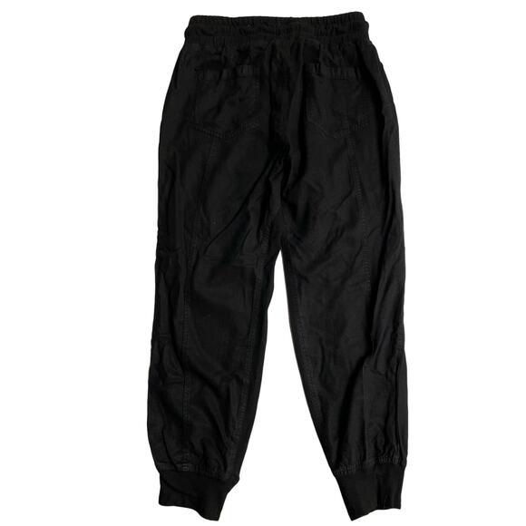 Quince Vintage Wash Tencel Utility Jogger Pants Black Size Small NEW - Picture 4 of 7